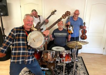 Arvids Band kan opleves i Lendum den 21. juni. Pressefoto