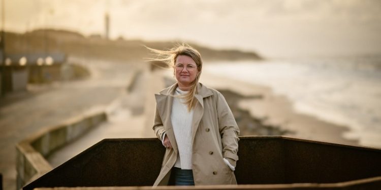 Mai-Britt Beith er socialdemokratisk borgmesterkandidat ved KV25 i Hjørring Kommune. Foto: Aage Møller-Pedersen.