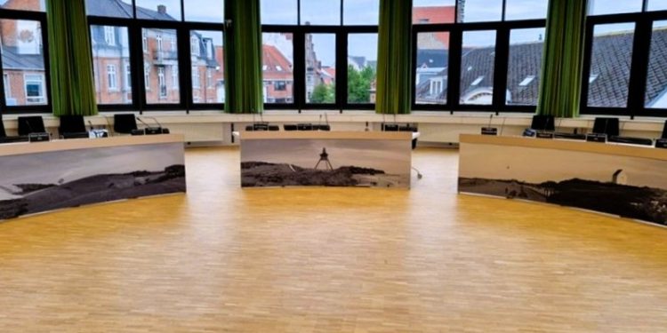 Byrådssalen i Hjørring Kommune. Foto: Tania Lange.