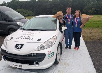 Karina Rinke Jensen og Steffen Lindgren Hansen sejrede i Aalborg. Privatfoto