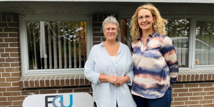 Fra venstre er det Karen M. Schytter og Gitte Porsborg. Foto: FGU Vendsyssel.