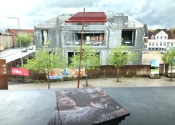 Økonomien i projekt Hjørring Kulturskole ser ud til at holde som planlagt. Der bygges 1.800 kvadratmeter til den senest oplyste pris på 44,4 millioner kroner. Foto: Palle W. Nielsen