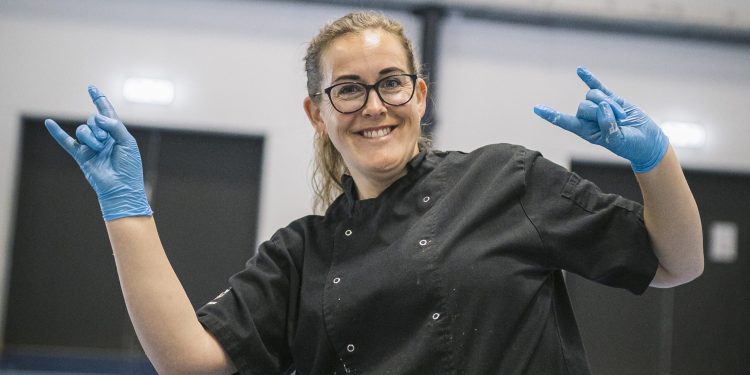 Louise Nielsen er køkkenchef hos Dana Cup SportsCenter. Foto: René Stoklund.