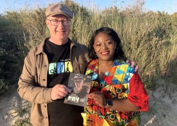 Miriam Mandipira og Niels Ole Sørensen lørdag i Tversted. Foto: Palle W. Nielsen