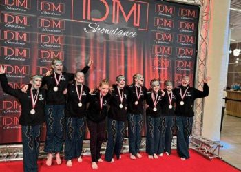 THAZ 12-17 år fra Art Ofd Dance blev Danmarks Mester i mesterrækken junior talent. Privatfoto