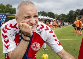 Mamuka Kvaratskhelia deltager for 31. gang ved Dana Cup i Hjørring. Foto: Hans Ravn.