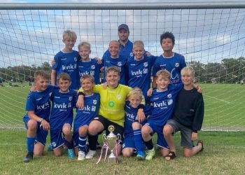 Sølvvinderne fra Tårs Ugilt IF ved Dana Cup 2025. Foto: TUI.