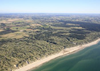 Tornby Strand og i baggrunden Klitplantagen. Foto (arkiv): Hans Hunderup.