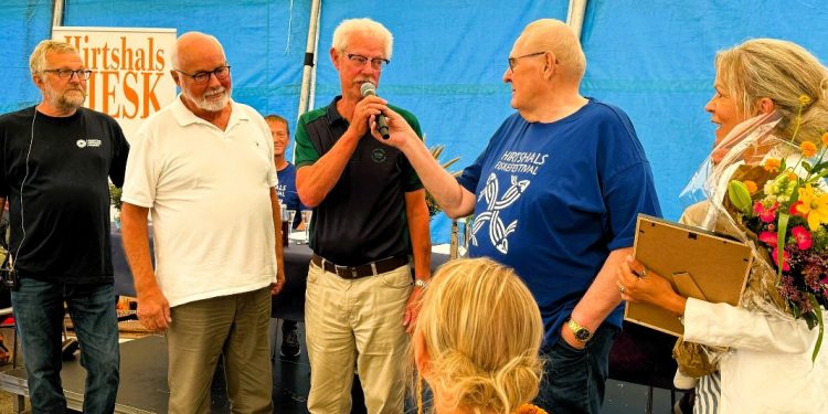 John Kongerslev og Svend Andersen på Senior Bjesklauget løb med sejren i 2025. Foto: Niels SKipper.