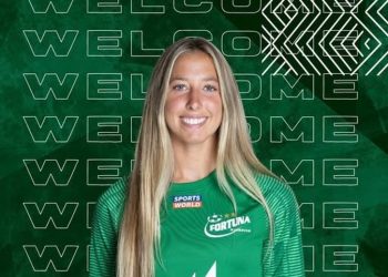 Fortuna Hjørring byder velkommen til Caitlin St. Leger fra USA. Foto: Fortuna Hjørring