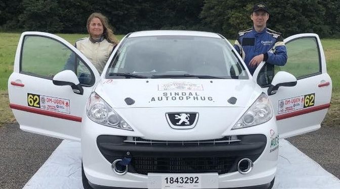 Karina Rinke Jensen og Steffen Lindgren Hansen kører godt. Privatfoto