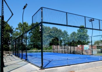 Den nye padelbane C er klar til indvielse.