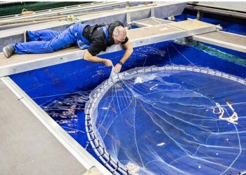 Flume Tank North Sea er den største strømningstank i Europa af sin slags. Foto: Hirtshals Havn.
