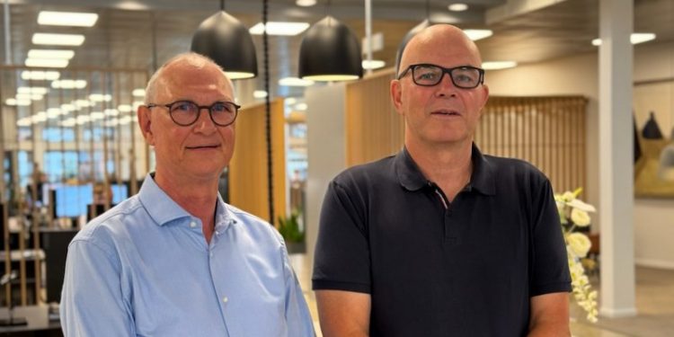 Jens Justsen og John Jensen. Foto: Spar Nord.