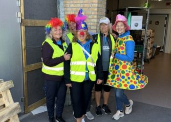 Friske piger klar til Klovneløb. Foto: Spar Hirtshals.
