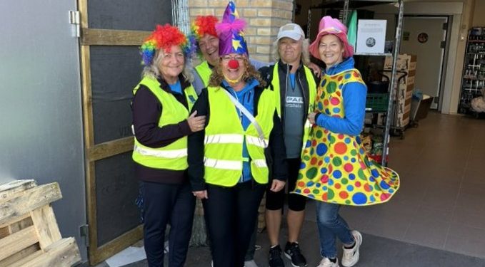 Friske piger klar til Klovneløb. Foto: Spar Hirtshals.