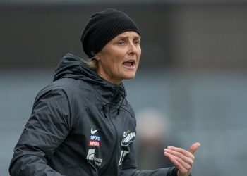 Cheftræner Lene Terp. Foto: Fortuna.