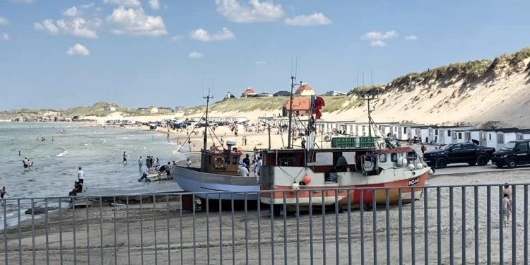 Sommeridyl på Løkken Strand. Foto: Børge Leif Bech.