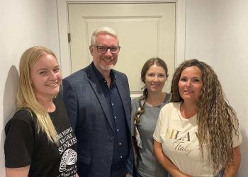 Konstruktivt møde mellem Moderaterne og Liberal Alliance. samt Vendelbo-Listen Foto: Privat.