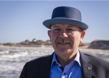 Stefan Karlborg på Løkken Strand. Foto: Privat.