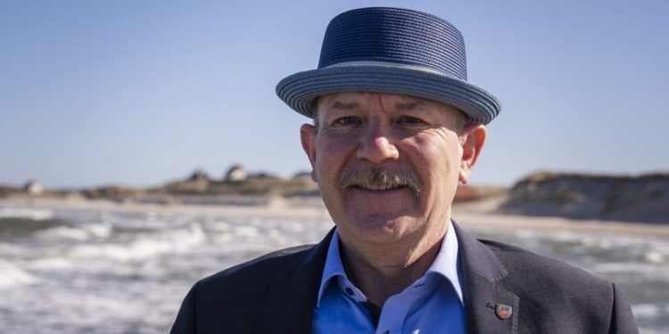 Stefan Karlborg på Løkken Strand. Foto: Privat.