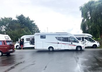 Auto-campere fylder mere og mere i billedet, som her er fra Tversted. Foto: Palle W. Nielsen