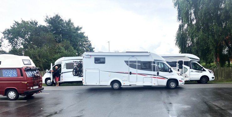 Auto-campere fylder mere og mere i billedet, som her er fra Tversted. Foto: Palle W. Nielsen