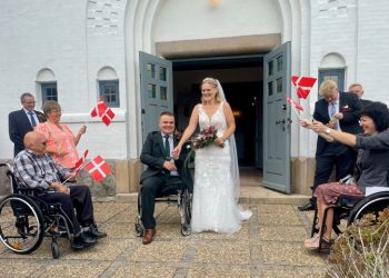 Næstformanden i Dansk Handicap Forbund NordVest, Niels Kristiansen, blev onsdag den 30. august i Morild Kirke gift med Marianne. Privatfoto