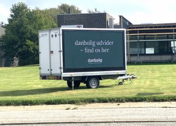 danbolig Hjørring har nu adresse på Læsøvej og facade mod Ringvejen ved siden af Superdæk. Foto: Palle W. Nielsen