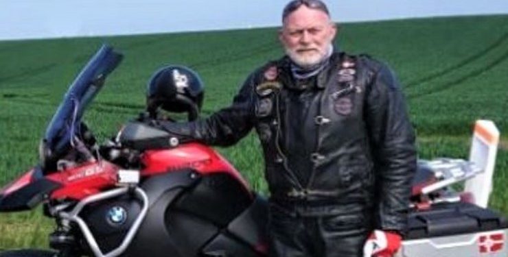 Frank Spolum er et kendt og vellidt ansigt hos motorcykel-folket i Vendsyssel. Privatfoto