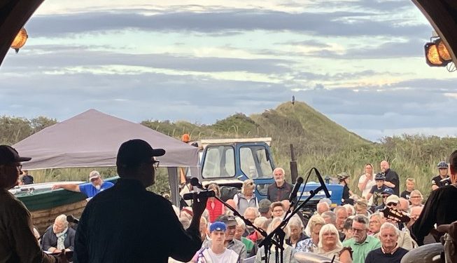 Bandet gav den flot gas i Tversted. Foto: Palle W. Nielsen