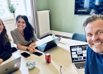 Fra venstre Josefine Thorsted, Sissel Juul og René Zeeberg. Privatfoto