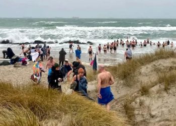 Har du en historie og billeder fra vinterbader-livet? så sendt det gerne til NordsøPosten. Billedet er fra Skagen Vinterbadefestival. Privatfoto