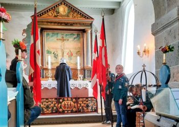 De fem Kirkers Høstgudstjeneste og Høstfest blev i år afholdt i Hørmested.