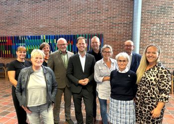 Politikerne bag budgetforliget. Foto: Region Nordjylland.