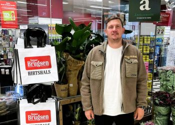 Daniel Joensen med dybe lokale rødder bliver ny uddeler hos SuperBrugsen i Hirtshals. Foto: Niels Chr. Jakobsen.