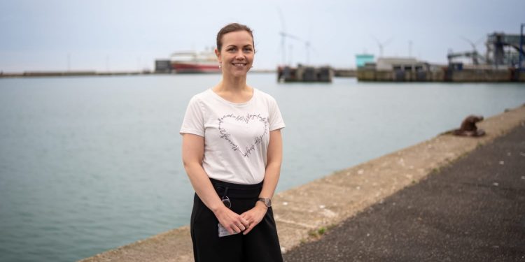 Nanna Froberg Pedersen. Foto: Hirtshals Havn.
