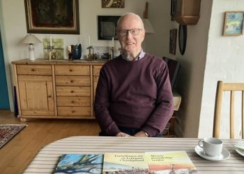Kjeld Larsen har også i adskillige andre sammenhænge sat sit flotte og store præg på lokalområdet i og omkring Tversted. Foto (arkiv): Palle W. Nielsen.