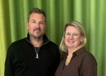 Viceborgmester Thomas Klimek og borgmesterkandidat Mai-Britt Beith fra Socialdemokratiet i Hjørring Kommune. Foto: Arkiv.