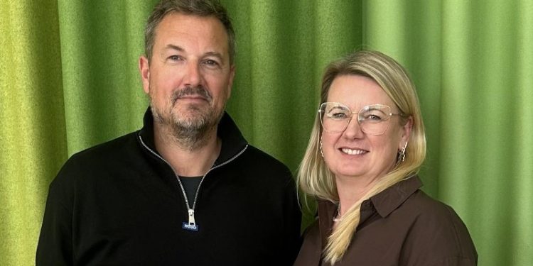 Viceborgmester Thomas Klimek og borgmesterkandidat Mai-Britt Beith fra Socialdemokratiet i Hjørring Kommune. Foto: Arkiv.