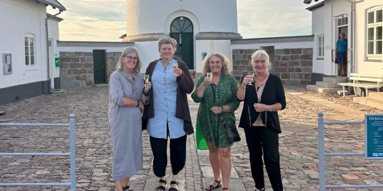 Laila Pallisgaard, Joan Grønfeldt Kristensen, Mette Borup og Ninne Nielsen. Foto: Hirtshals Turisme.