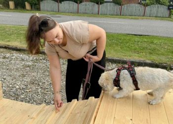 Kom nu, det er ikke farligt! Privatfoto.