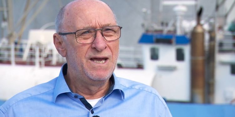 Niller alias Niels Kr. Nielsen er formand for Hirtshals Fiskeriforening. Screendump: TV2 Nord.