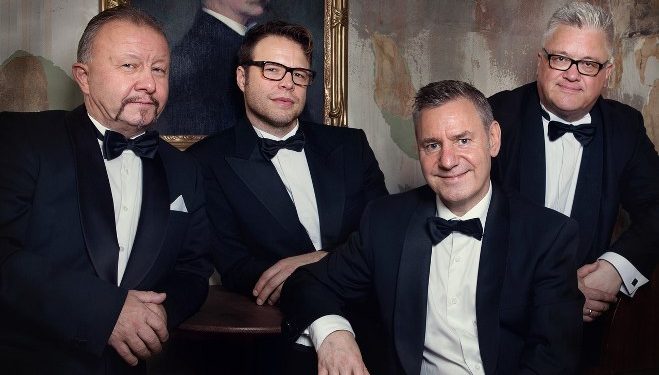 Den legendariske norsk/svensk/engelsk souljazz-kvartet The Real Thing giver koncert på Tversted Skole. Pressefoto