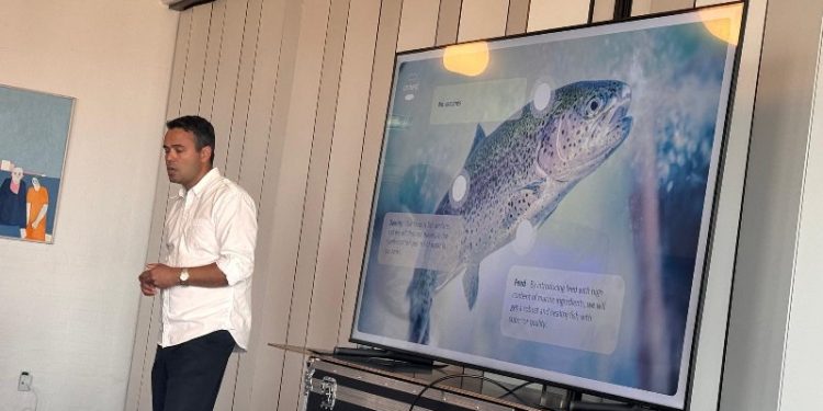 Initiativtager Samuel Muren præsenterede første gang projektet på Hotel Hirtshals i efteråret 2024. Foto (arkiv): Onnest.