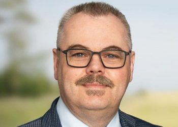 Thomas Baggi stiller op for Venstre ved KV25. Foto: Privat.