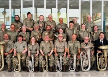 Det eneste musikkorps nord for Limfjorden med direkte militær tilknytning, Hjemmeværnets Musikkorps Nordjylland, kan i år fejre 75-års jubilæum. Privatfoto