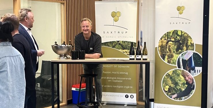 Søren Boskov Mikkelsen fra Saxtrup Vingård ved Bjergby var også på Food Fokus i Aalborg. Foto: Palle W. Nielsen