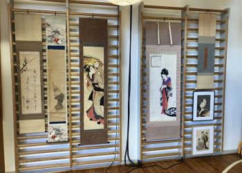 Gymnastiksalen på den nedlagte, danske folkeskole i tversted er atter ramme om en duft af Japan. Foto: Palle W. Nielsen