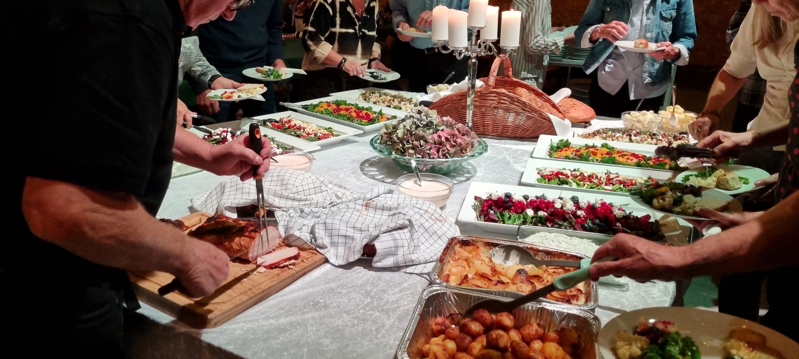 Annettes Festservice til koncert i MusikLaden. Foto: Jesper Kjærgaard